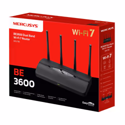 Mercusys MR27BE router wireless 2.5 Gigabit Ethernet Dual-band (2.4 GHz/5 GHz) Nero - Vista aggiuntiva 3