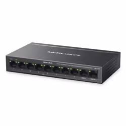 Mercusys MS110CP switch di rete Fast Ethernet (10/100) Supporto Power over Ethernet (PoE) Nero - Vista aggiuntiva 2