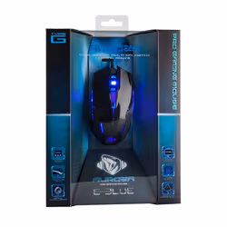 E-blue Auroza type G mouse Ambidestro USB tipo A Ottico 3000 DPI