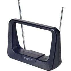 Philips Antenna TV digitale - Antenna amplificatore de Filtro segnale portatile 4G, 28 db UHF/VHF/FM, facile installazione, con filtro de Riduzione