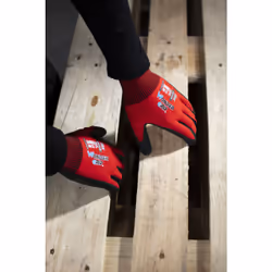 Wonder Grip WG-500R Guanti da officina Schiuma di nitrile, Nylon 2 pz