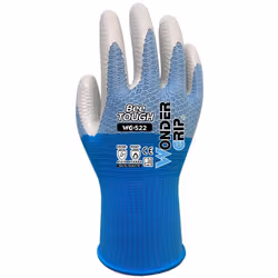 Wonder Grip WG-522W, Guanti da officina, Blu, M, Adulto, Adulto, Unisex