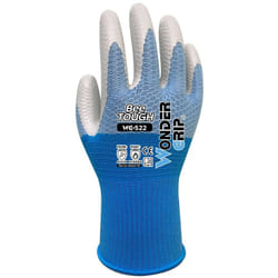 Wonder Grip WG-522W Guanti da officina Blu Schiuma di nitrile, Poliestere 1 pz