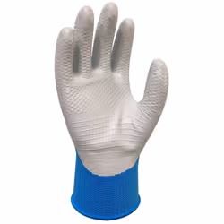 Wonder Grip WG-522W Guanti da officina Blu Schiuma di nitrile, Poliestere 1 pz