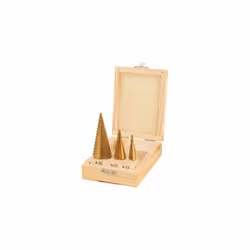 In acciaio HSS. In scatola di legno con frese: Mm. 4-12x2, 4-20x2 e 4-32x2. In acciaio HSS. In scatola di legno con frese: Mm ...