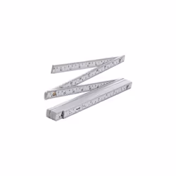 DOPPIOMETRO ABS 501202 WOKIN BIANCO DECIMETRI NERI MT 2 Su placchetta appendibile.