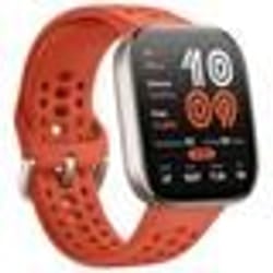 Amazfit Bip 6 Red 5 cm (1.97") AMOLED Digitale 390 x 450 Pixel Touch screen Argento GPS (satellitare)