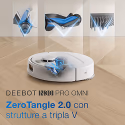 Ecovacs Deebot N30 Pro Omni 0,35 L Senza sacchetto Bianco - Vista aggiuntiva 7