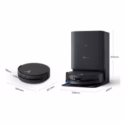 Ecovacs X9 PRO OMNI aspirapolvere robot 0,22 L Combi Nero - Vista aggiuntiva 2