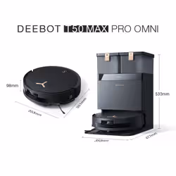 Ecovacs Deebot T50 Max Pro 0,3 L Nero - Vista aggiuntiva 2