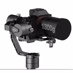 Zhiyun Tech Crane, Stabilizzatore d’immagine, Alluminio, Polyblend, Nero, 1/4, 3/8", Universale, Motore senza spazzole