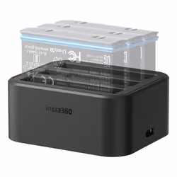 Insta360 CINSAAQ/A carica batterie Batteria per telecamera sportiva - Vista aggiuntiva 4