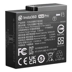 Insta360 CINSBAJA Batteria per fotocamera/videocamera Ioni di Litio 1650 mAh