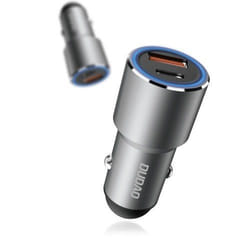 DUDAO R4PQ Car Charger 22.5W Universale Grigio Accendisigari Ricarica rapida Auto