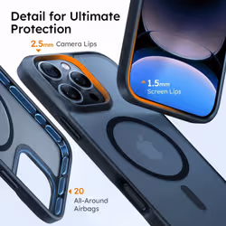 Torras Guardian-Mag custodia per cellulare 17 cm (6.7") Cover Nero - Vista aggiuntiva 2