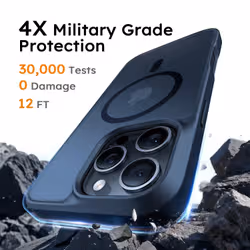 Torras Guardian-Mag custodia per cellulare 17 cm (6.7") Cover Nero - Vista aggiuntiva 4