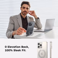 Torras Ostand Spin custodia per cellulare 15,5 cm (6.1") Cover Trasparente - Vista aggiuntiva 5