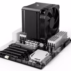 Jonsbo HX6250 Processore Dissipatore di calore/Radiatore 14 cm Nero 1 pz - Vista aggiuntiva 4