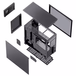 Jonsbo D41 STD Midi Tower Nero - Vista aggiuntiva 4