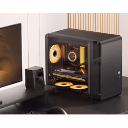 Jonsbo U4 Mini Mini Tower Nero - Vista aggiuntiva 4