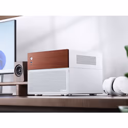 Jonsbo N4 WHITE computer case Micro Tower Bianco