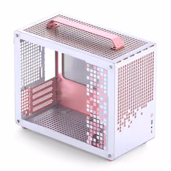 Jonsbo Z20 Pink/White, Mini Tower, PC, Rosa, Bianco, micro ATX, Mini-ATX, SPCC, Vetro temperato, 16,4 cm