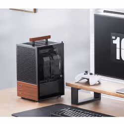 Jonsbo T6 Midi Tower Nero, Legno - Vista aggiuntiva 4