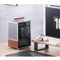 Jonsbo T6 Midi Tower Legno, Argento - Vista aggiuntiva 2