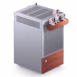 Jonsbo T6 Midi Tower Legno, Argento - Vista aggiuntiva 6