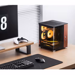 Jonsbo TK-0 BLACK computer case Nero, Legno - Vista aggiuntiva 2