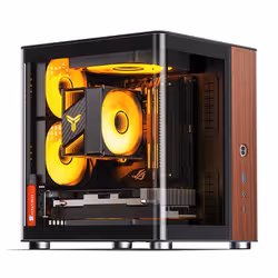 Jonsbo TK-0 BLACK computer case Nero, Legno - Vista aggiuntiva 6