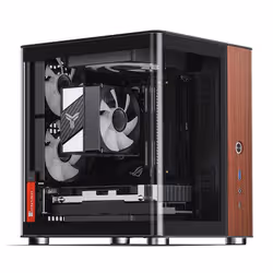 Jonsbo TK-0 BLACK computer case Nero, Legno - Vista aggiuntiva 7