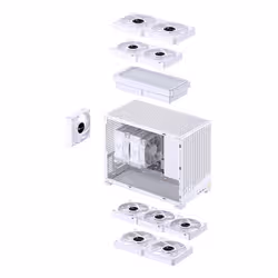 Jonsbo D32 PRO Midi Tower Bianco - Vista aggiuntiva 8