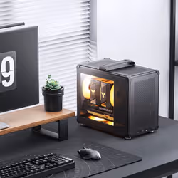 Jonsbo C6 MAX Desktop Nero - Vista aggiuntiva 2