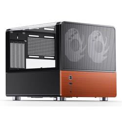 Jonsbo V12 BLACK computer case Nero, Legno