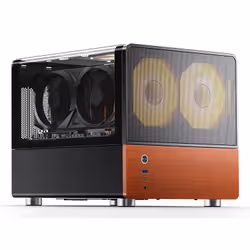 Jonsbo V12 BLACK computer case Nero, Legno - Vista aggiuntiva 3