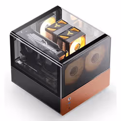 Jonsbo V12 BLACK computer case Nero, Legno - Vista aggiuntiva 4