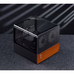 Jonsbo V12 BLACK computer case Nero, Legno - Vista aggiuntiva 6