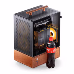Jonsbo T7 Midi Tower Nero, Legno - Vista aggiuntiva 2