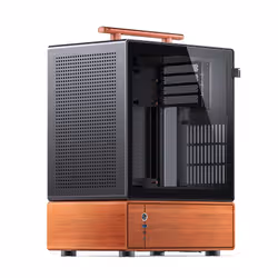 Jonsbo T7 Midi Tower Nero, Legno - Vista aggiuntiva 4