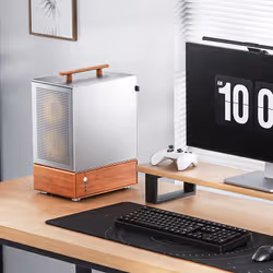 Jonsbo T7 Midi Tower Legno, Argento - Vista aggiuntiva 2