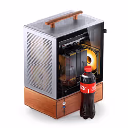 Jonsbo T7 Midi Tower Legno, Argento - Vista aggiuntiva 3