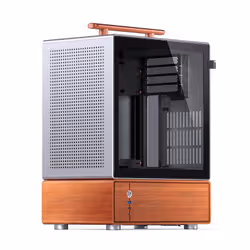 Jonsbo T7 Midi Tower Legno, Argento - Vista aggiuntiva 5