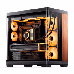Jonsbo TK-4 Wood Tower Nero, Legno - Vista aggiuntiva 3