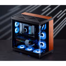 Jonsbo TK-4 Wood Tower Nero, Legno - Vista aggiuntiva 4