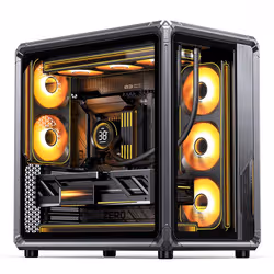 Jonsbo X400 Gray Tower Nero - Vista aggiuntiva 6