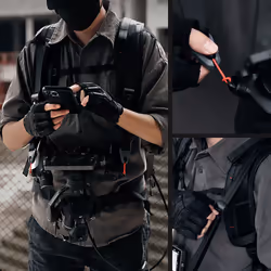 PGYTECH DJI Ronin 4D Zaino Nero - Vista aggiuntiva 7