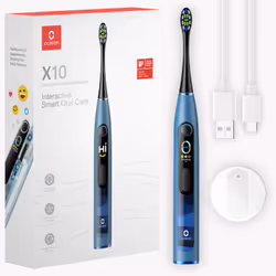 Oclean X10 Adulto Spazzolino oscillante Blu - Vista aggiuntiva 5