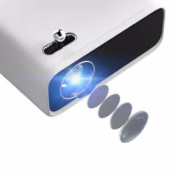 WANBO MINI XS01 proiettore per pellicole 250 ANSI lumen 1280 x 720 Pixel Bianco - Vista aggiuntiva 4