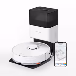 Roborock Q7 Max+, Senza sacchetto, Bianco, Rotondo, 2,97 L, 0,47 L, 2,5 L